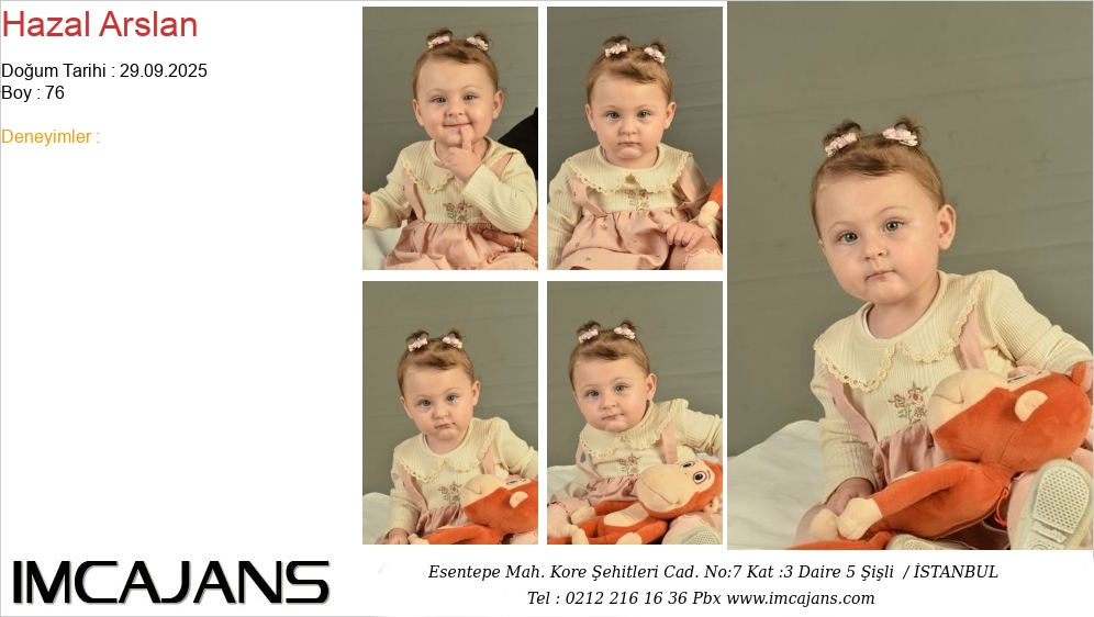 Hazal Arslan - IMC AJANS