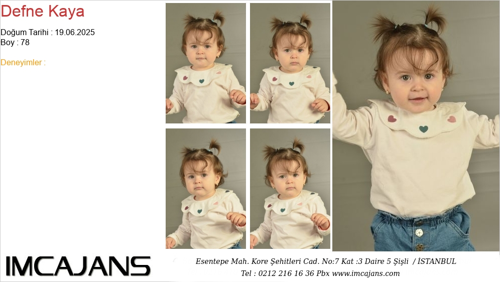 Defne Kaya - IMC AJANS