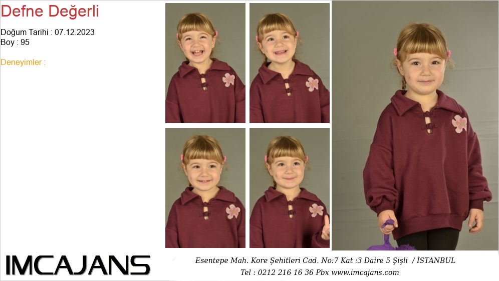 Defne De�erli - IMC AJANS