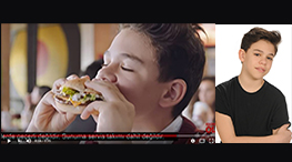 Projelerdeki Oyuncularımız - Çocuk Oyuncumuz Alper Serge mc donalds reklamında Projelerdeki Oyuncularımız - Çocuk Oyuncumuz Alper Serge mc donalds reklamında